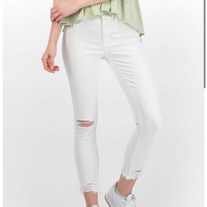 American Eagle Jegging Crop White Skinny Jeans